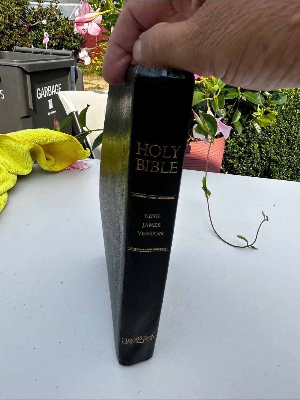 HOLY BIBLE Black Cover - Classic Portable Edition